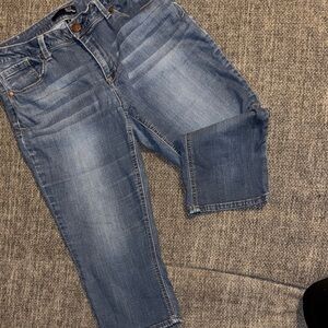 1822 Denim Light Blue Ankle Jeans